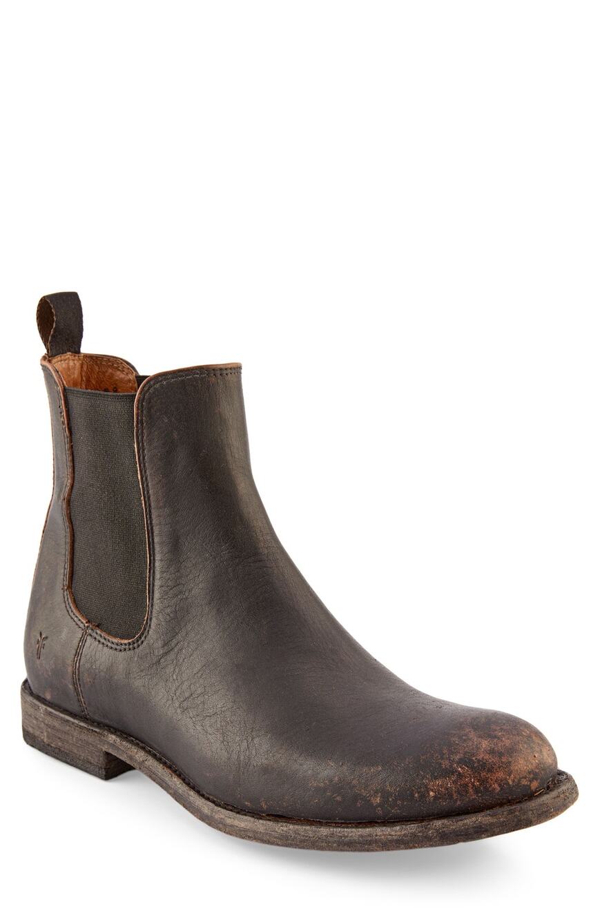 Frye Distressed Brown Tyler Chelsea Boots Size 9 M - Picture 1 of 6